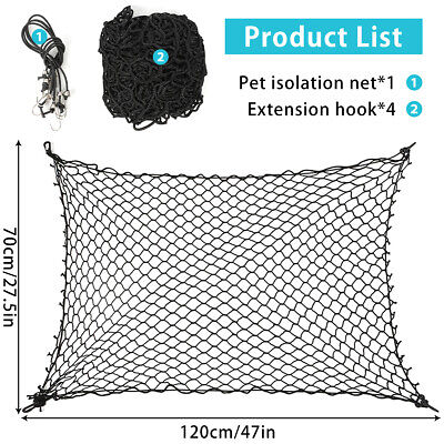 Car Dog Safety Barrier Net with Hooks