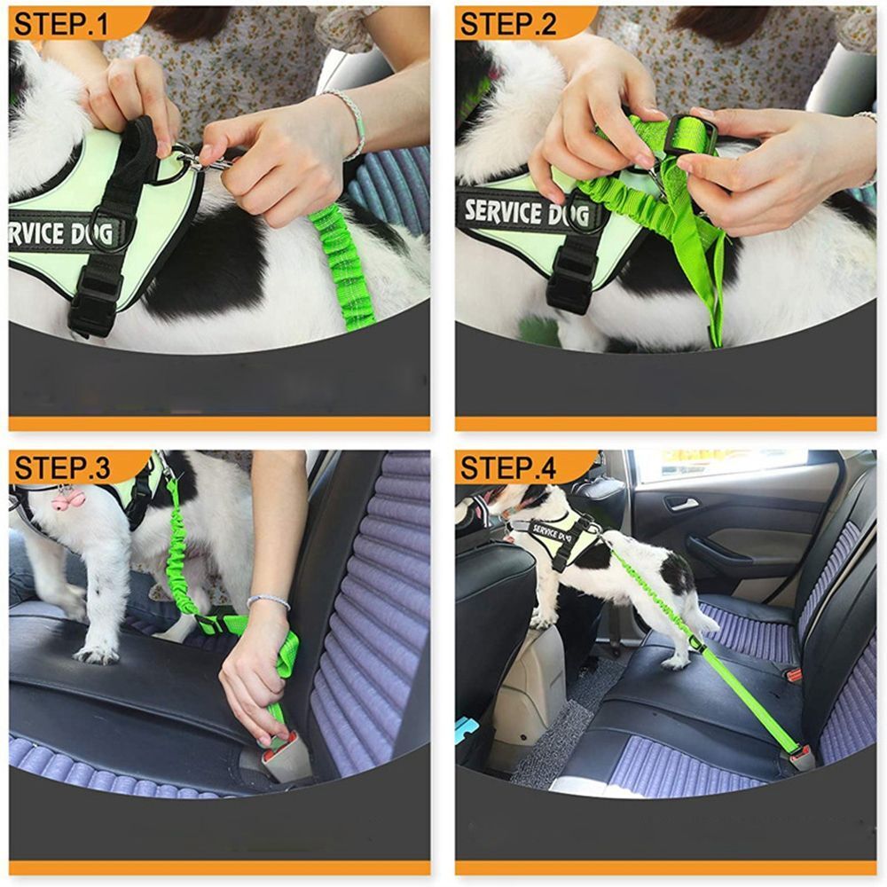 Reflective Cushioning Dog Seat belt