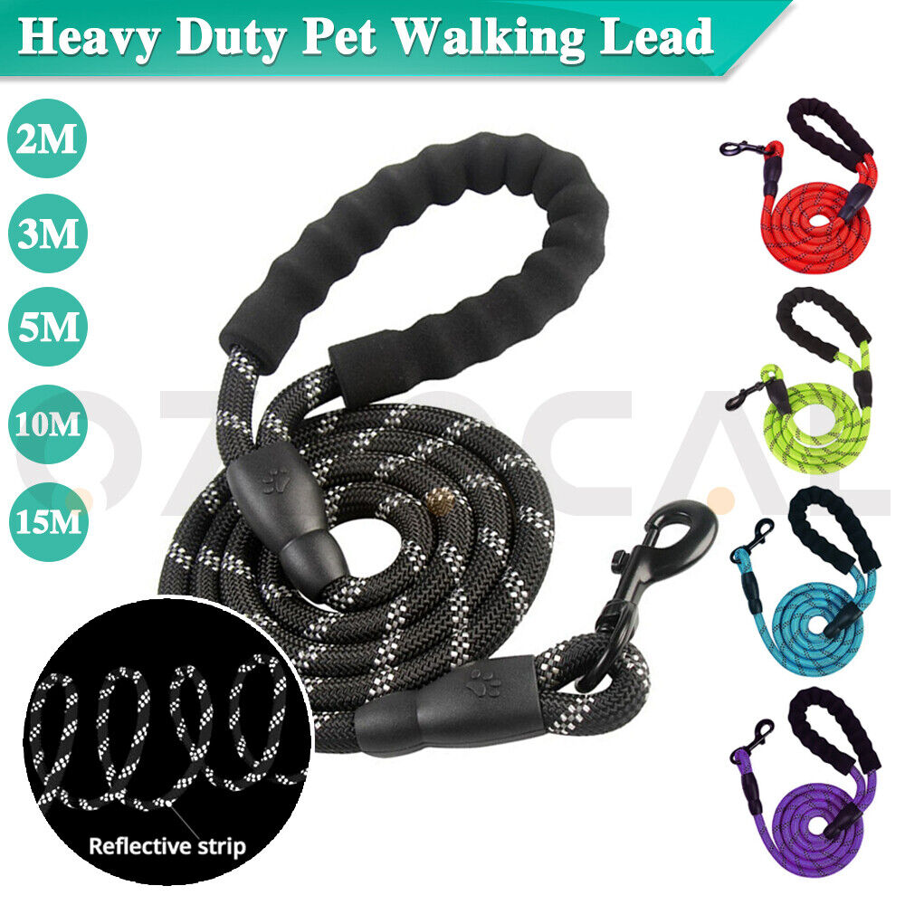 Heavy Duty Pet Walking Leash with Padded Handle