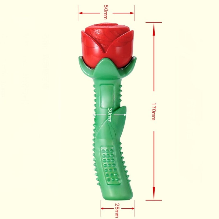 Rose chew toy